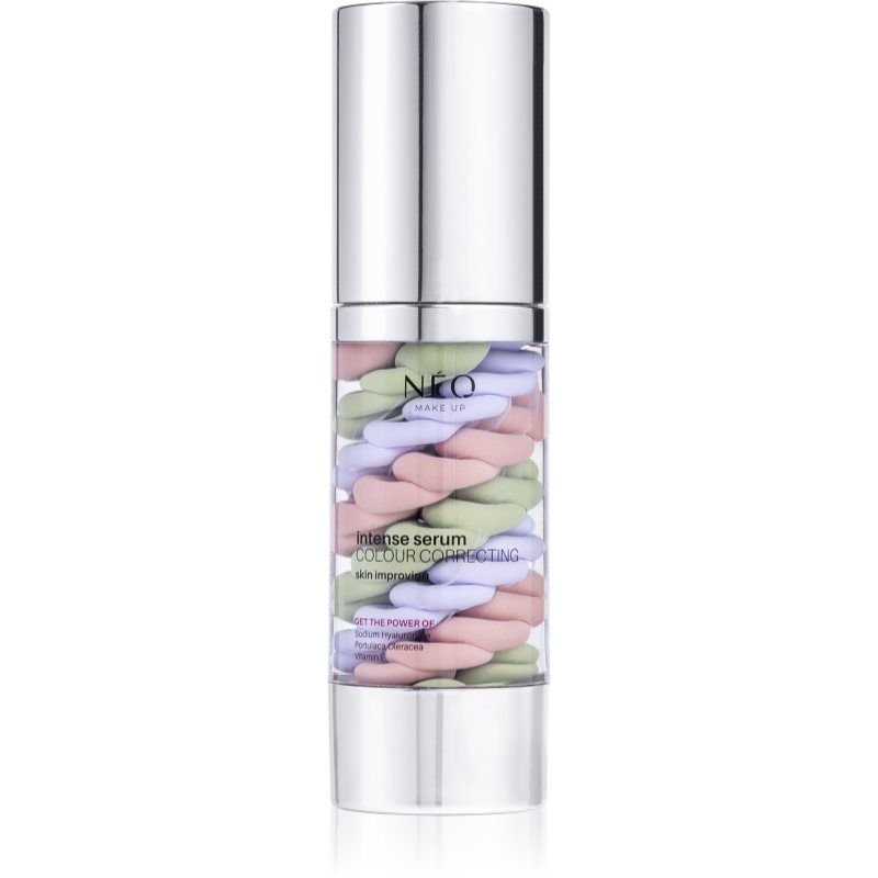 NEO MAKE UP Intense Serum Colour Correcting hidratantna njega za ujednačavanje tena lica 30 ml