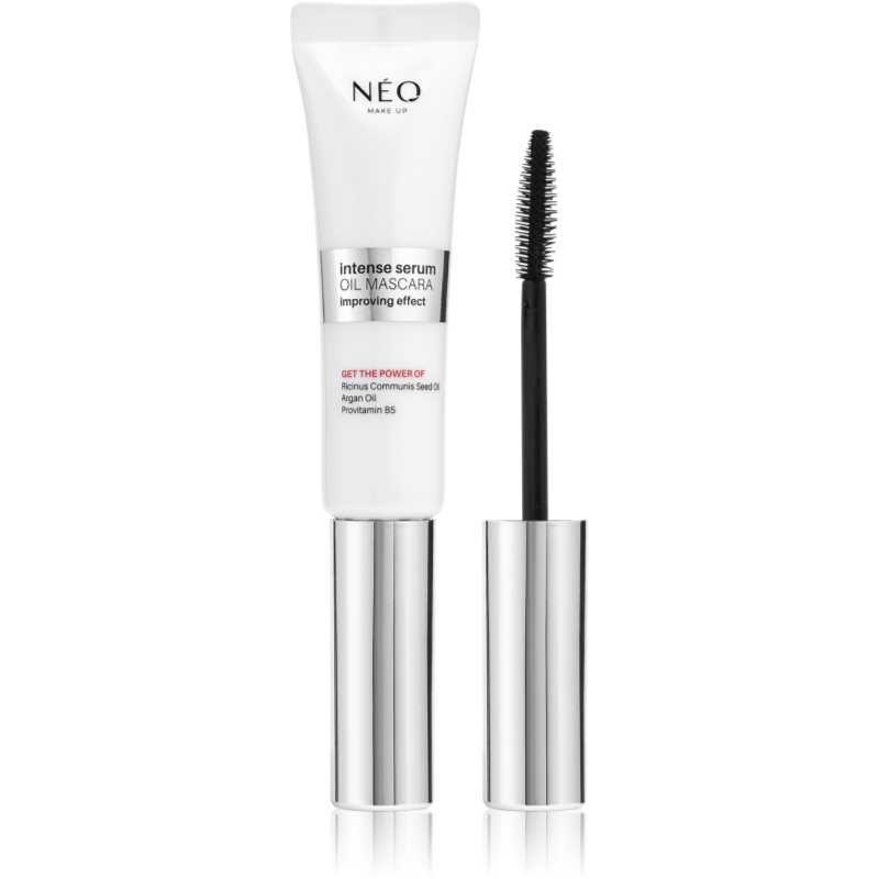 NEO MAKE UP Intense Serum Oil Mascara поживна туш для вій відтінок Black 9 мл