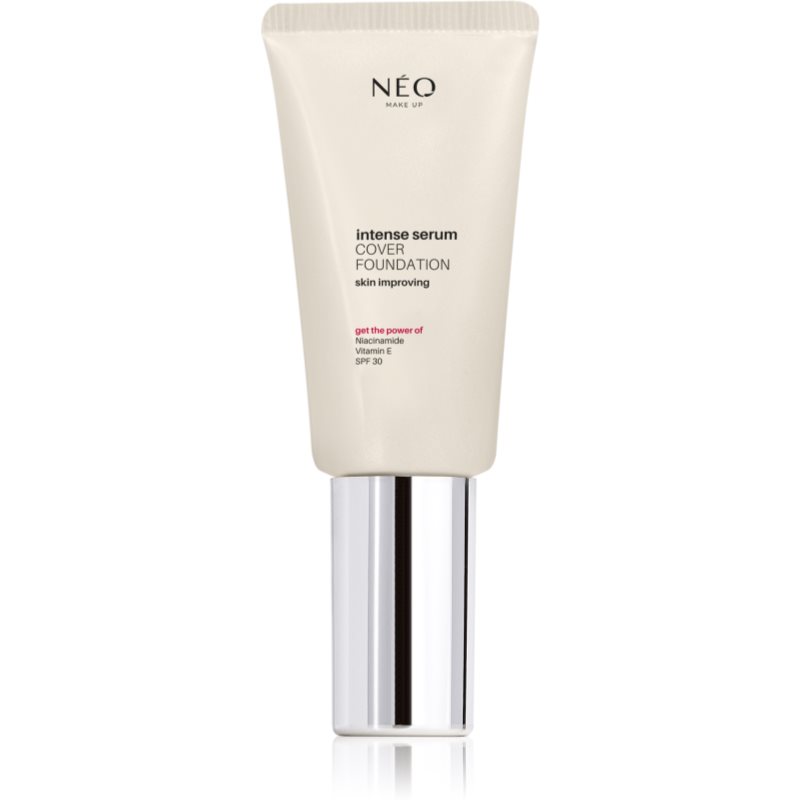 NEO MAKE UP Intense Serum Cover Foundation Naturlig avslutnings-foundation SPF 30 Skugga 01 Porcelain ml female