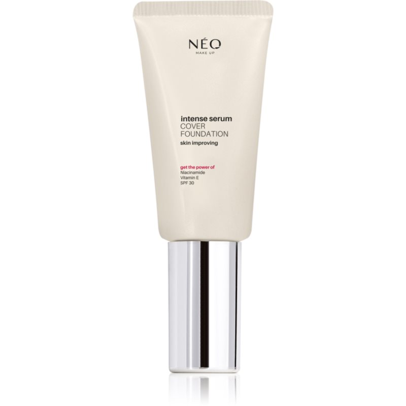 NEO MAKE UP NEO MAKE UP Intense Serum Cover Foundation μεικ απ για φυσική εμφάνιση SPF 30 απόχρωση 02 Ivory 30 ml