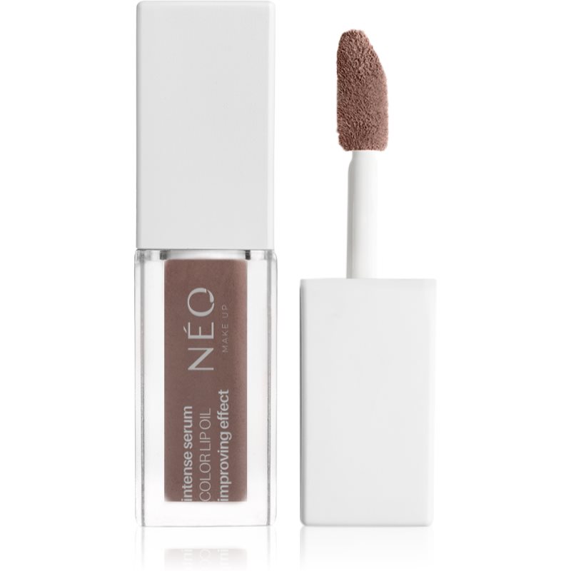 NEO MAKE UP Intense Serum Color Lip Oil sjajni hidratantni tekući ruž za usne nijansa 01 4,5 ml