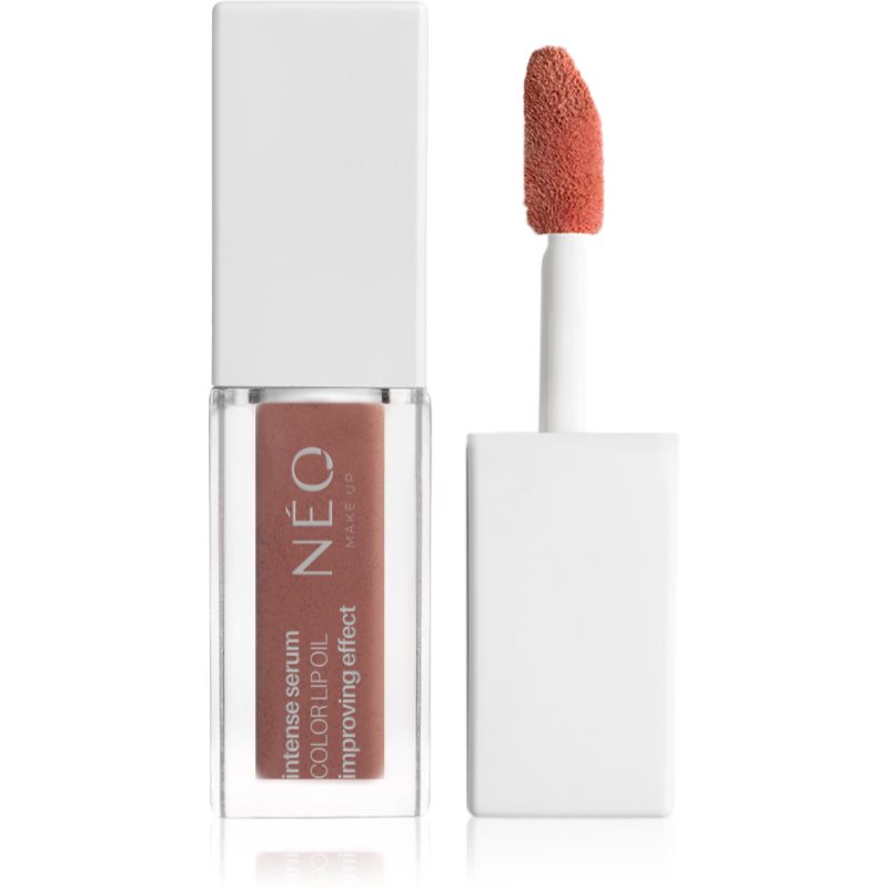 NEO MAKE UP Intense Serum Color Lip Oil sjajni hidratantni tekući ruž za usne nijansa 03 4,5 ml