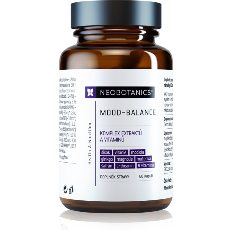 Neobotanics Mood-Balance kapsle pro podporu duševní rovnováhy 60 cps