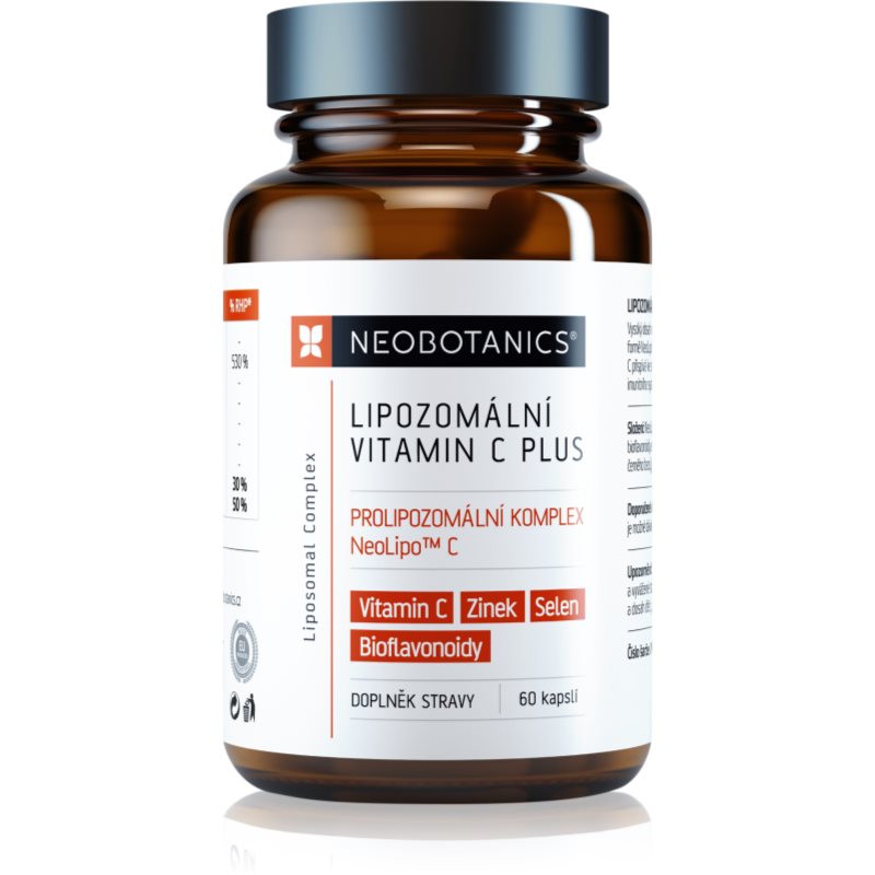 Neobotanics Lipozomální Vitamin C Plus kapsle pro podporu imunity, snížení míry únavy a vyčerpání 60 cps