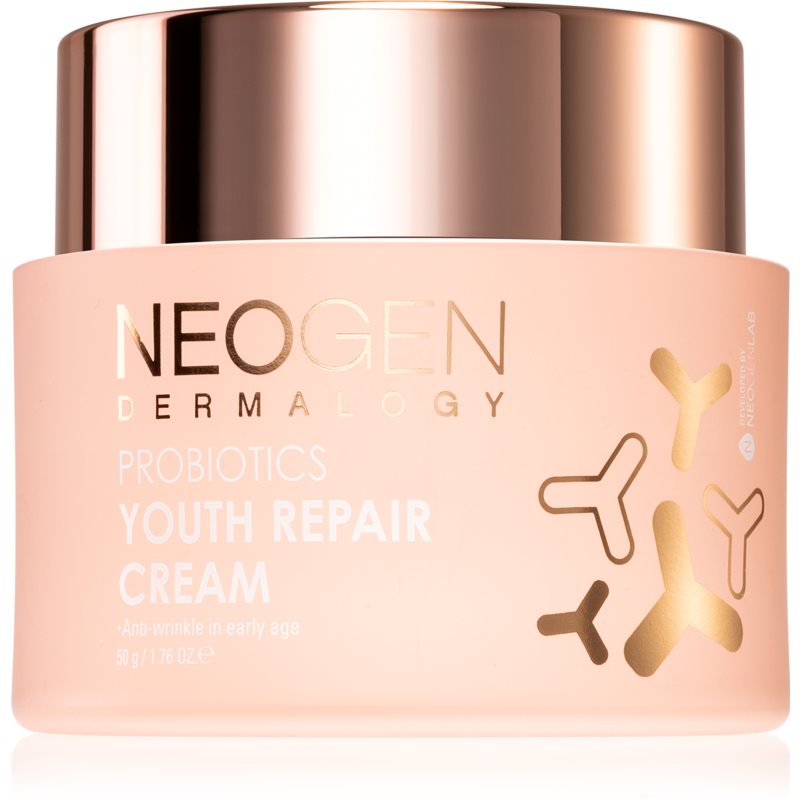 Neogen Dermalogy Probiotics Youth Repair Cream lengvos tekstūros standinamasis kremas nuo pirmųjų odos senėjimo požymių 50 g