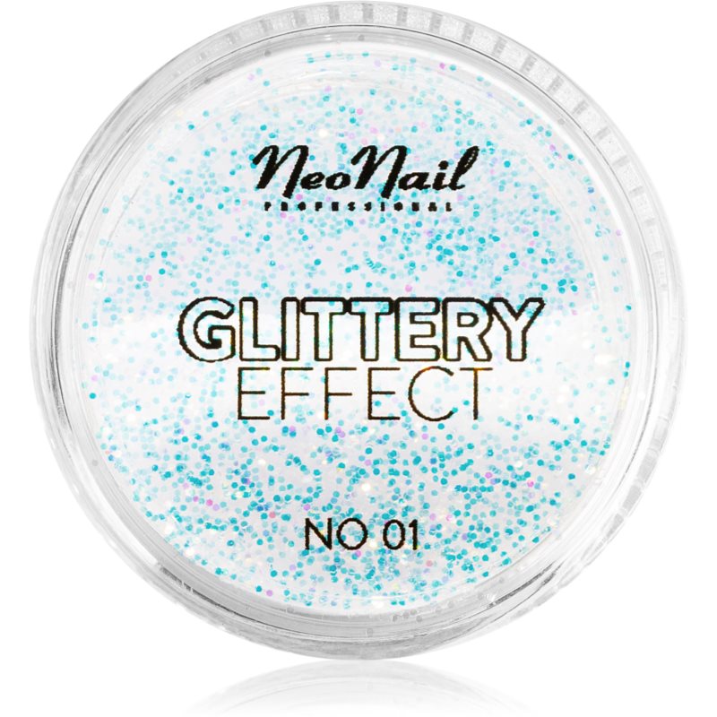 NeoNail Glittery Effect trblietavý prášok na nechty odtieň No. 1 2 g