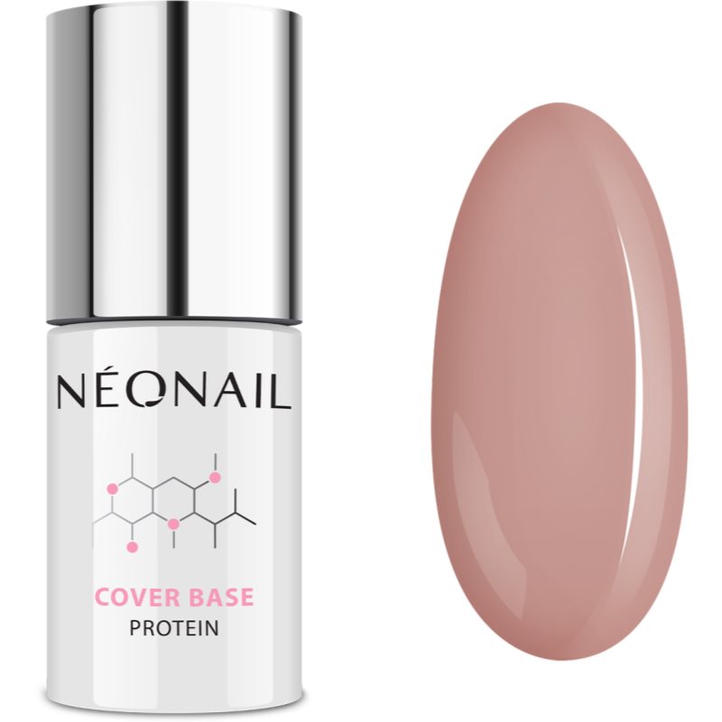 NeoNail Cover Base Protein gelinio nagų lako pagrindas ir viršutinis sluoksnis atspalvis Cream Beige 7,2 ml