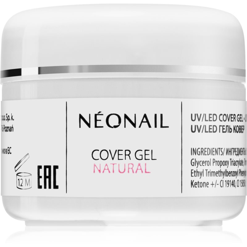 NeoNail Cover Gel Natural želė geliniams ir akriliniams nagams 5 ml