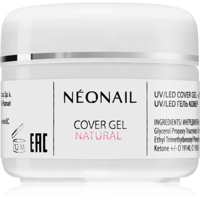 NeoNail Cover Gel Natural гель для гелевих та акрилових нігтів 5 мл