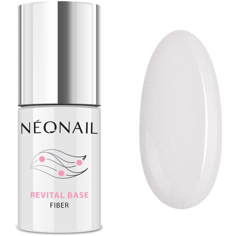 NEONAIL Revital Base Fiber gel base coat for gel and acrylic nails shade Shiny Queen 7,2 ml
