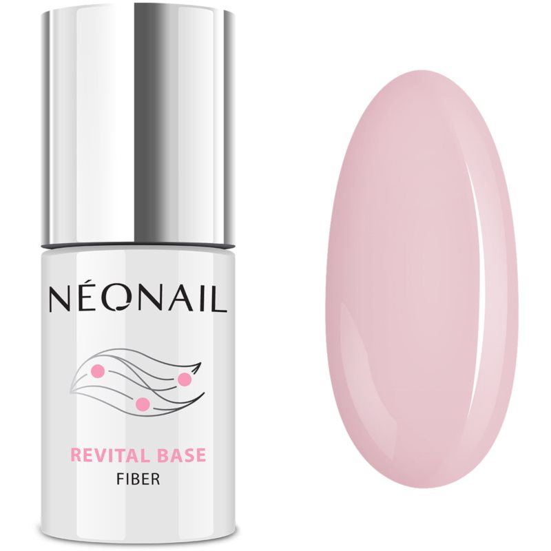 NEONAIL Revital Base Fiber gel base coat for gel and acrylic nails shade Creamy Splash 7,2 ml
