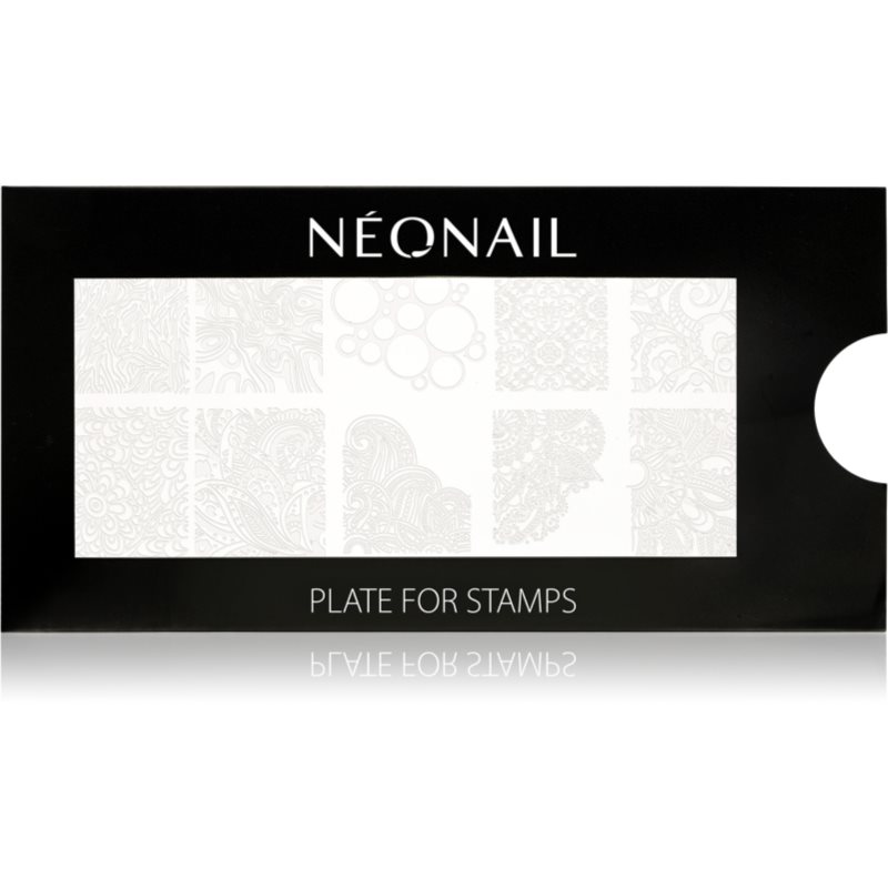 NEONAIL Stamping Plate Schablonen für Nägel Typ 01 1 St.