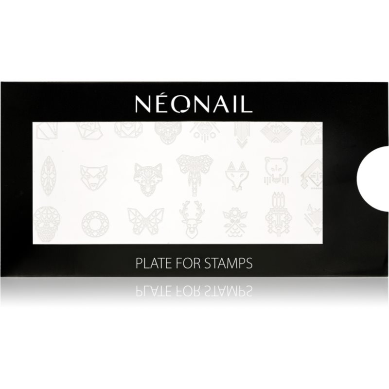NEONAIL Stamping Plate Schablonen für Nägel Typ 02 1 St.