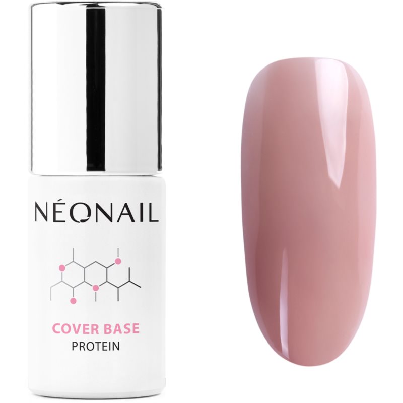 NEONAIL Cover Base Protein podkladový lak pro gelové nehty odstín Pure Nude 7,2 ml