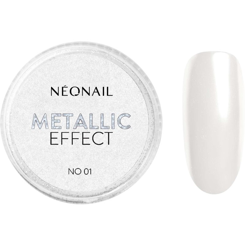 NEONAIL Metallic Effect порошок з блистками для нігтів відтінок 01 1 гр