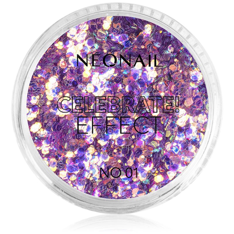 NEONAIL Effect Celebrate! glitters for nails shade 01 2 g

