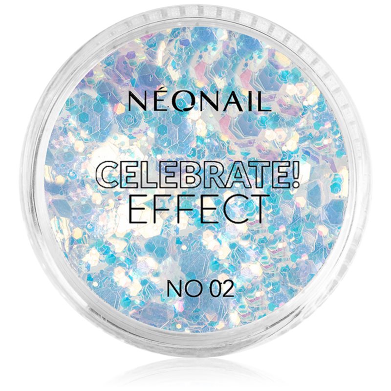 Фото - Косметика та засоби для манікюру Neonail Effect Celebrate! brokat do paznokci odcień 02 2 g 