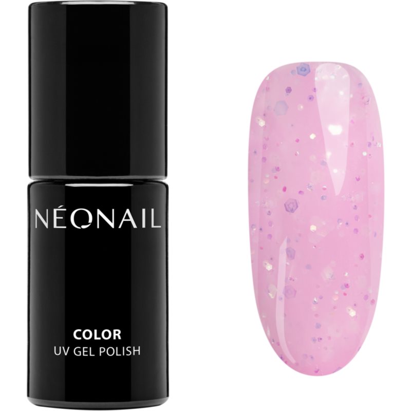 NEONAIL Baby Bloomer gel lak za nohte z bleščicami odtenek Pink-tastic 7,2 ml