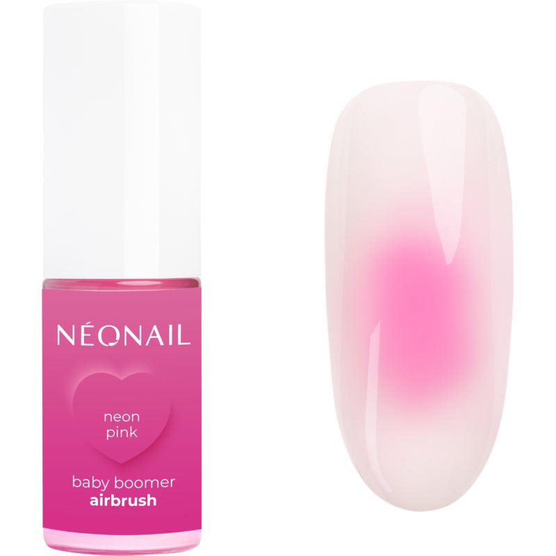 NEONAIL Baby Boomer Airbrush barevný pudr na nehty odstín Neon Pink 5 g