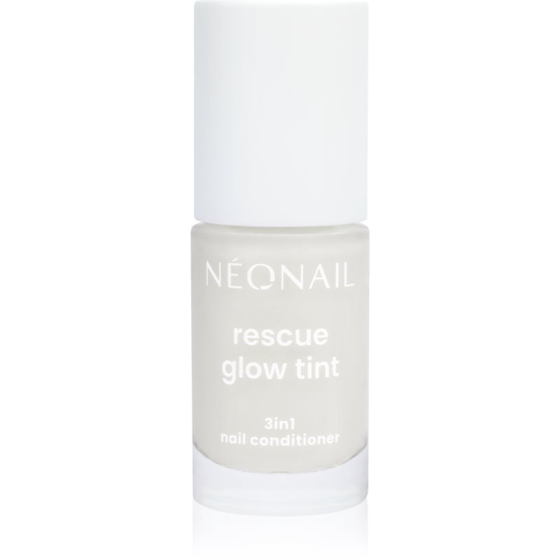 NEONAIL Rescue Glow Tint 3in1 Nail Conditioner nourishing nail varnish shade Milky White 7.2 ml