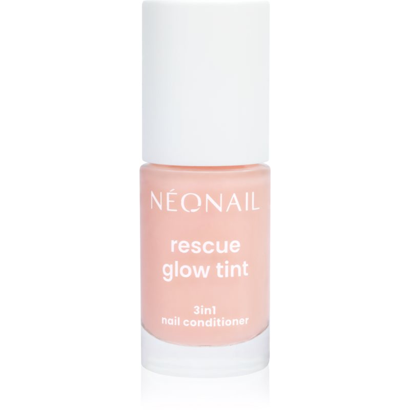 NEONAIL Rescue Glow Tint 3in1 Nail Conditioner nourishing nail varnish shade Peachy Peach 7.2 ml