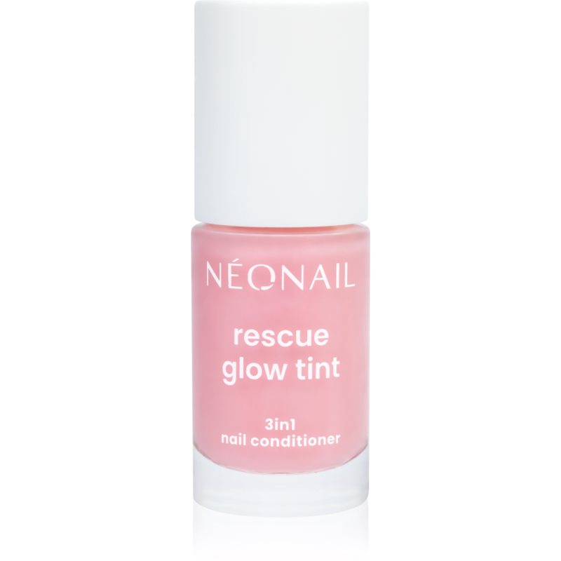 NEONAIL Rescue Glow Tint 3in1 Nail Conditioner negovalni lak za nohte odtenek Glitter Rose 7.2 ml