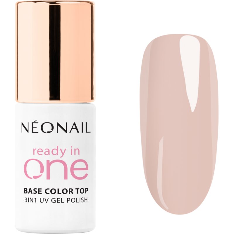 NEONAIL Ready In One 3in1 UV Gel Polish gelový lak na nehty s diamantovým práškem odstín 04 One Soft Beige 7.2 ml
