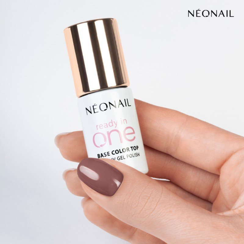 NEONAIL Ready In One 3in1 UV Gel Polish Gel-Nagellack mit Diamantpulver Farbton 07 One Mocha Brown 7.2 ml (Bild 3)