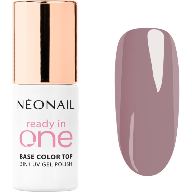 NEONAIL Ready In One 3in1 UV Gel Polish gelový lak na nehty s diamantovým práškem odstín 08 One Mauve 7.2 ml