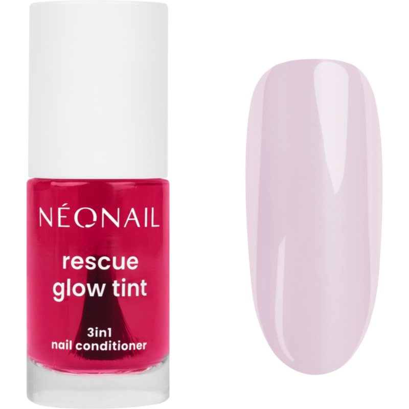 NEONAIL Rescue Glow Tint 3in1 Nail Conditioner negovalni lak za nohte odtenek Glazed Strawberry 7.2 ml