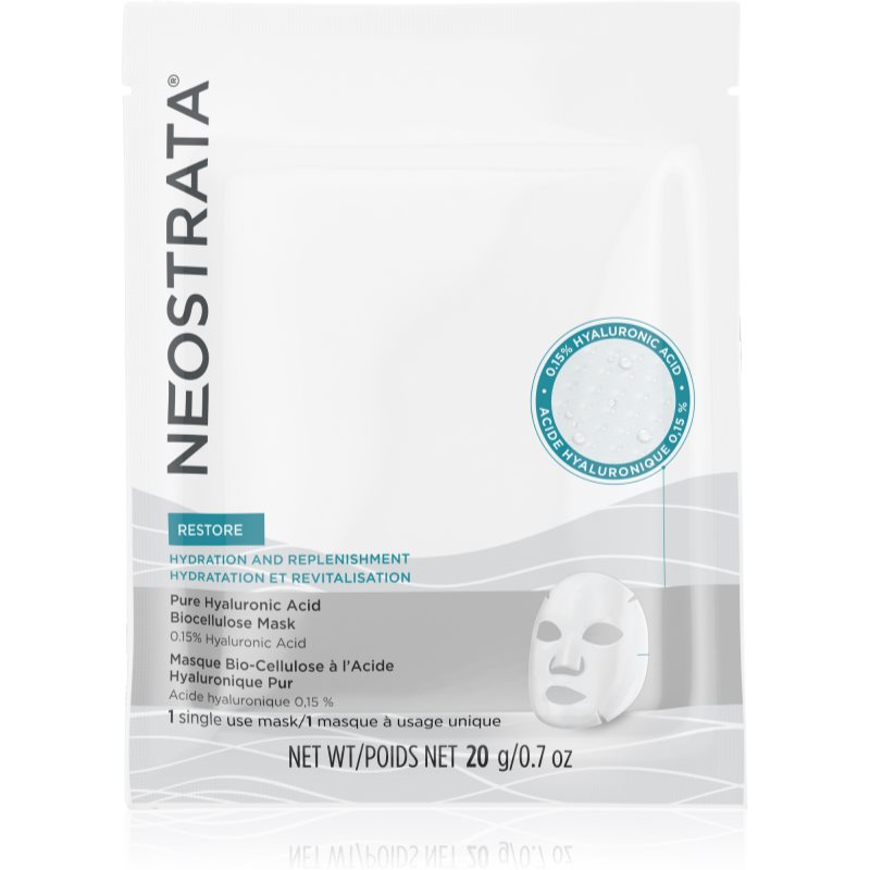 NeoStrata Restore vlažilna maska iz platna s hialuronsko kislino 20 g