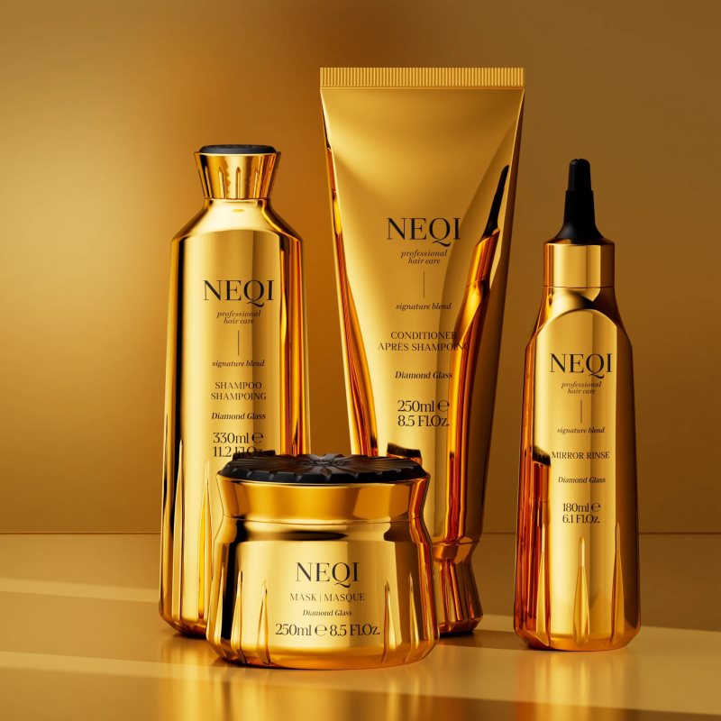 NEQI Diamond Glass Mask maska na lesk a hebkosť vlasov 250 ml (obrázok 5)