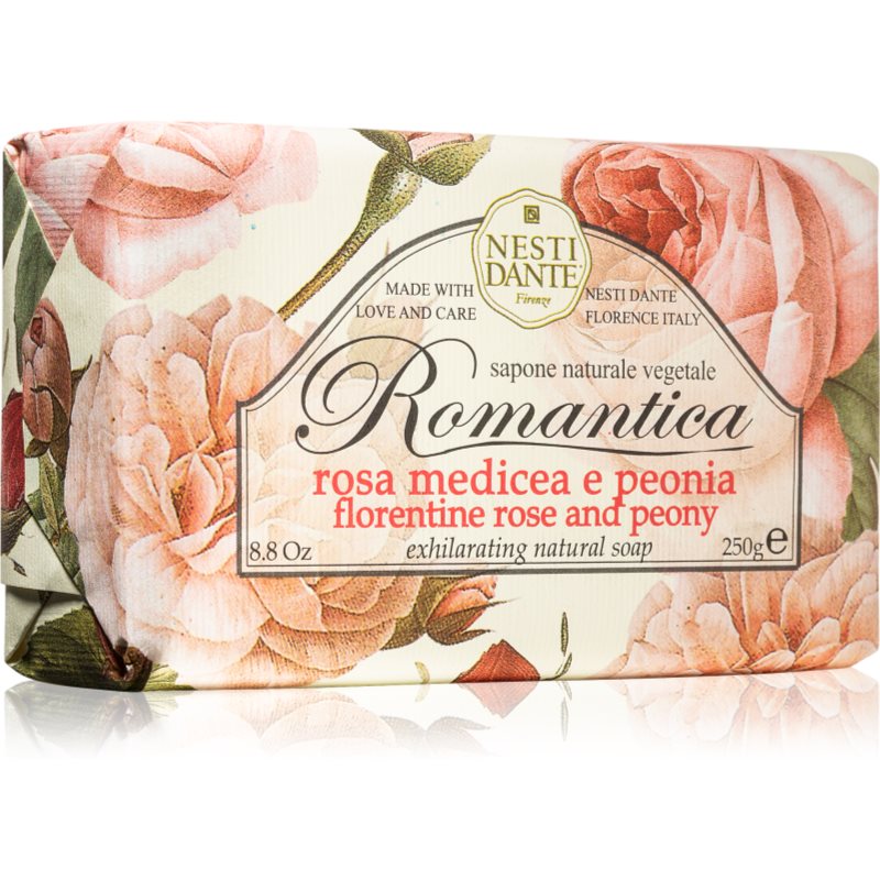 E-shop Nesti Dante Romantica Florentine Rose and Peony přírodní mýdlo 250 g