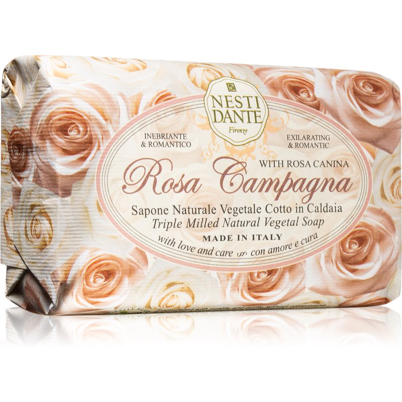 Nesti Dante Rosa Campagna přírodní mýdlo 150 g