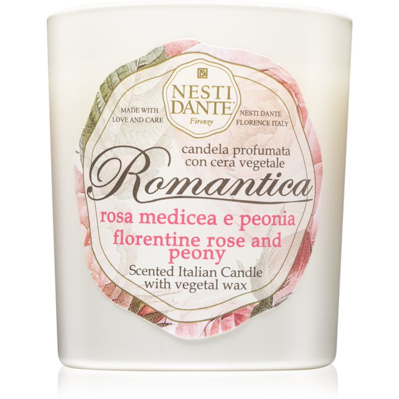 Nesti Dante Romantica Florentine Rose and Peony vonná svíčka 160 g