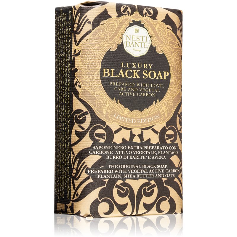 Nesti Dante Luxury Black fekete szappan 250 g