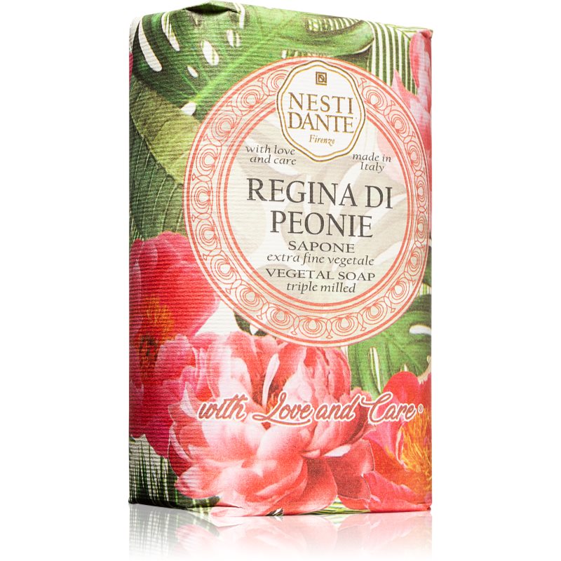Nesti Dante Regina Di Peonie extra gyengéd natúr szappan 250 g