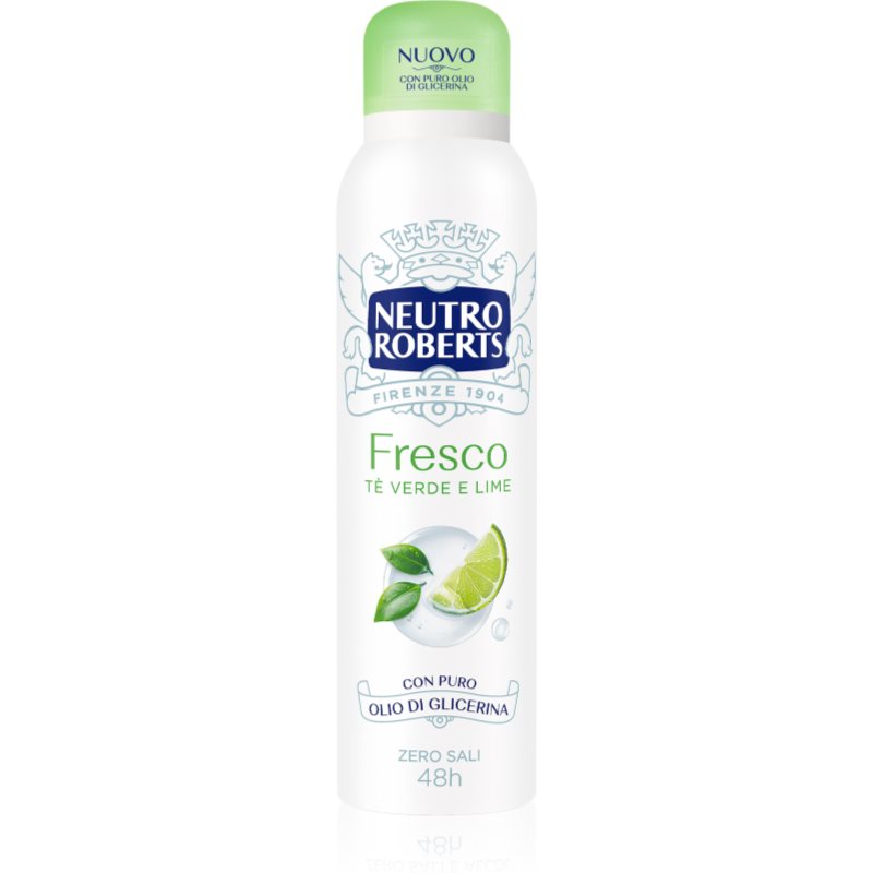 Neutro Roberts Tè Verde e Lime dezodorant v pršilu z 48-urnim učinkom 150 ml