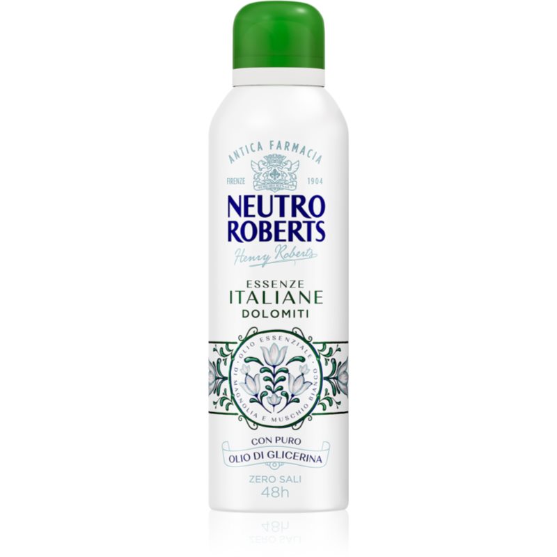 Neutro Roberts Italiane Dolomiti Deodorant Spray mit 48-Stunden Wirkung 200 ml