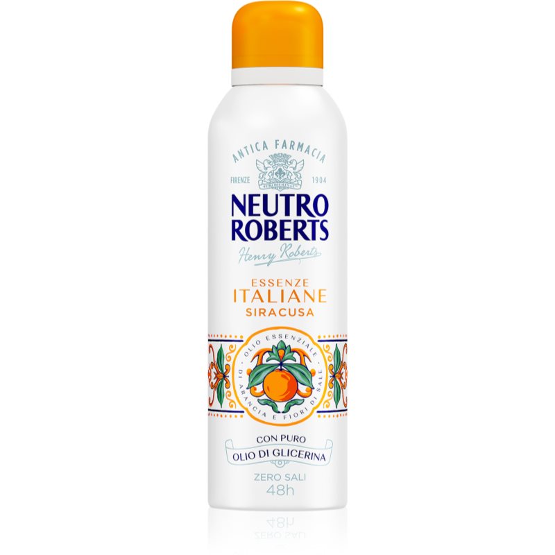 Neutro Roberts Italiane Siracusa Deodorant Spray mit 48-Stunden Wirkung 200 ml