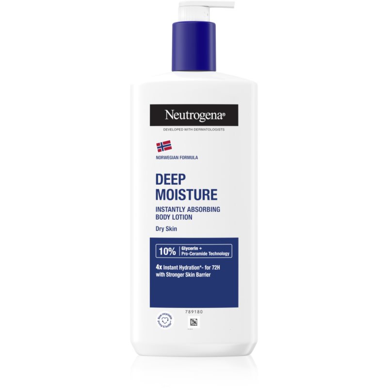 

Neutrogena Norwegian Formula® Deep Moisture зволожуюче молочко для тіла для сухої шкіри