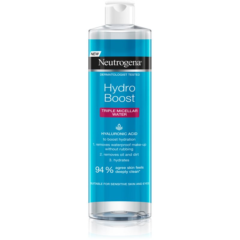 

Neutrogena Hydro Boost® Face міцелярна вода 3 в 1 зі зволожуючим ефектом