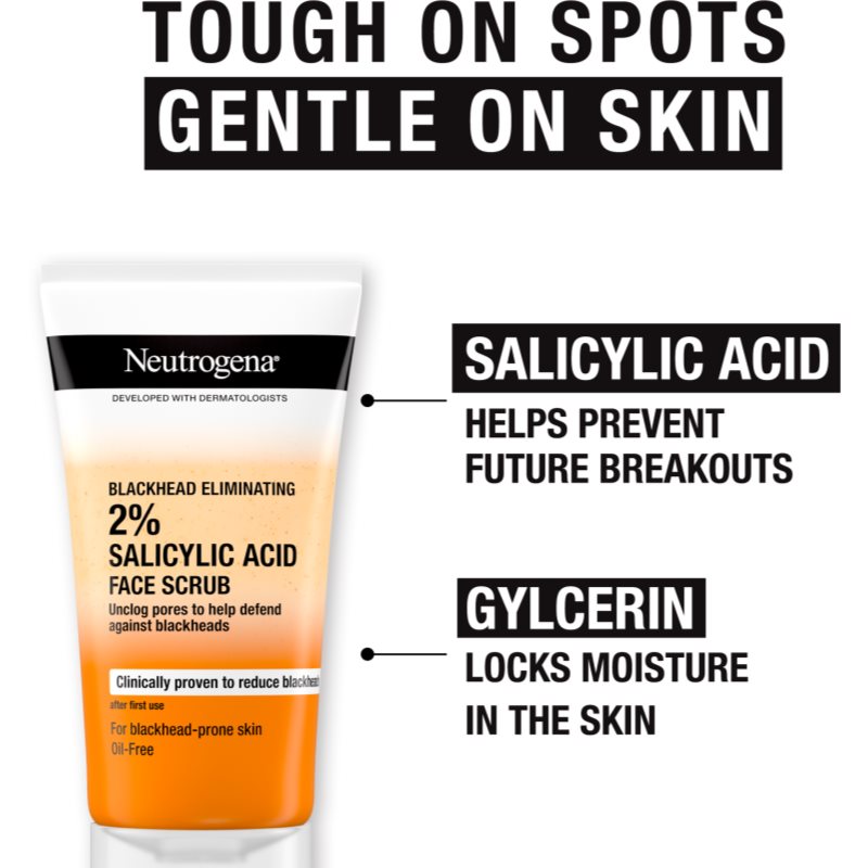 Neutrogena Blackhead Eliminating piling protiv mitesera 150 ml