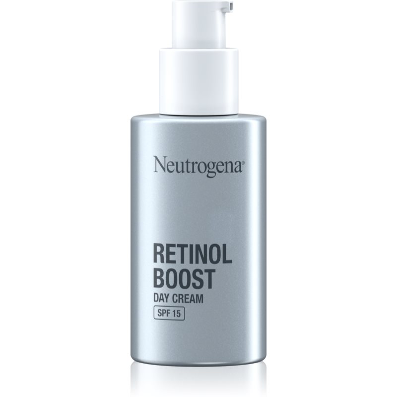 Neutrogena Retinol Boost Day Cream SPF15 50 ml denný pleťový krém na pigmentové škvrny; proti vráskam; spevnenie a lifting pleti