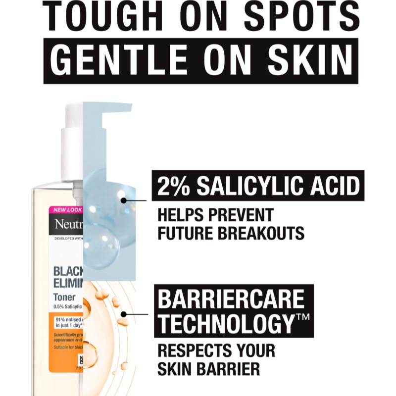 Neutrogena Clear & Defend gel detergente con il 2% di acido salicilico 200 ml