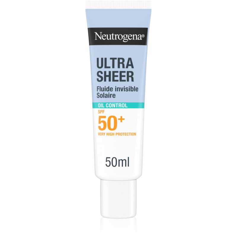 Neutrogena Ultra Sheer Oil Control ултра лек флуид SPF 50  50 мл.