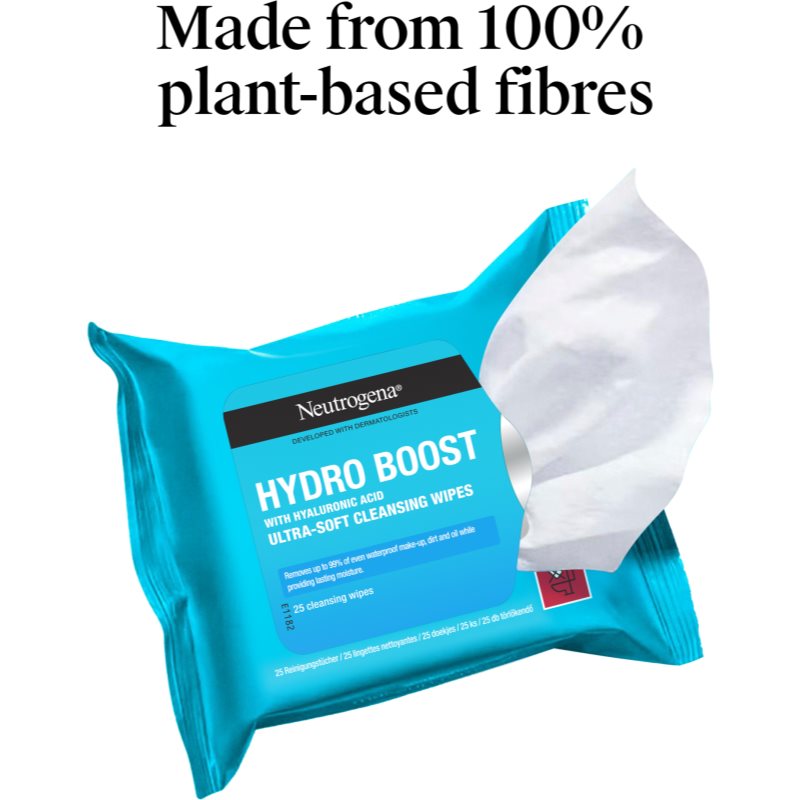 Neutrogena Hydro Boost® jemné čistiace obrúsky 25 ks (obrázok 6)