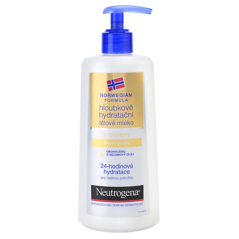 

Neutrogena Norwegian Formula® Deep Moisture зволожуюче молочко для тіла з олією