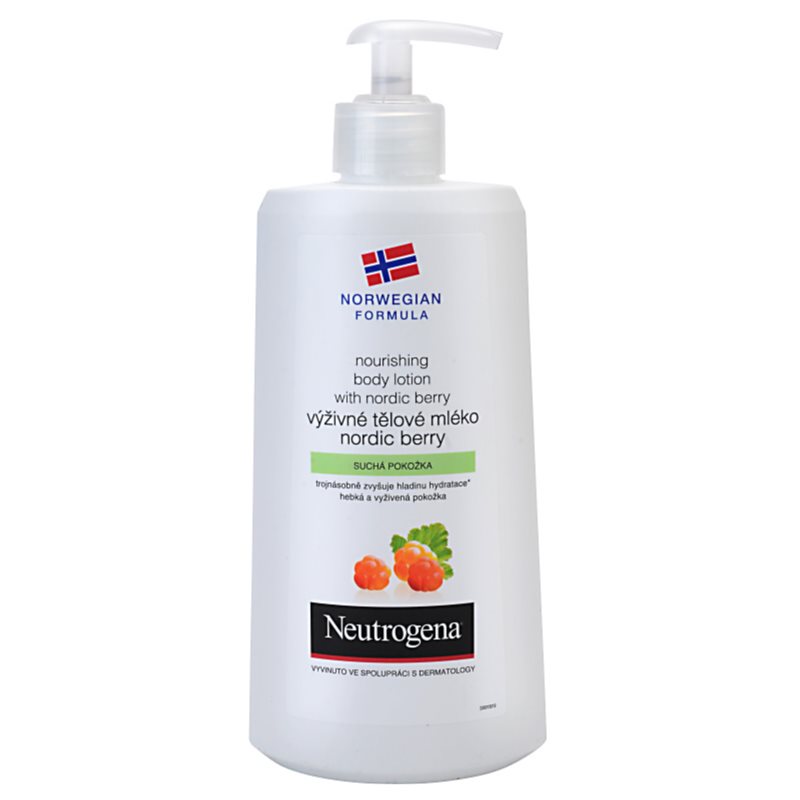 

Neutrogena Norwegian Formula® Nordic Berry поживне молочко для тіла для сухої шкіри