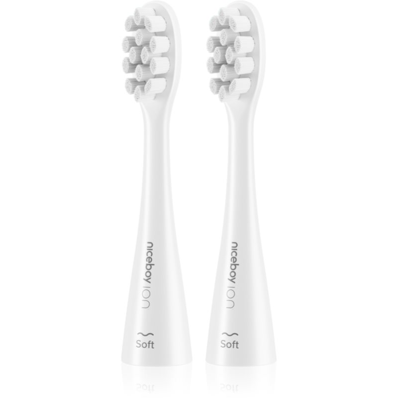 E-shop Niceboy ION Soft náhradní hlavice pro zubní kartáček White 2 ks
